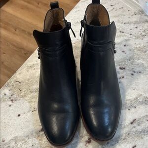 Franco Sarto Black Ankle Boot